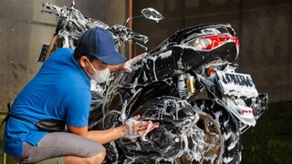 वॉशिंग बाईक वॉशिंग बाईक