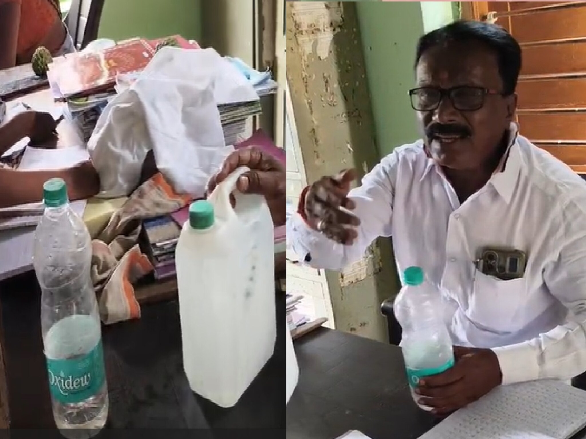 व्वा रे गुरू... बीडच्या शिक्षकाचा कारनामा, पाण्याच्या बाटलीतून शाळेत आणली दारू