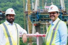 पुणे-मुंबई प्रवासाचा अर्धा तास वेळ वाचणार, मिसिंग लिंकच्या कामाची CM कडून पाहणी