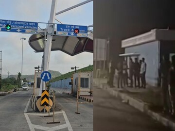 Firing At samruddhi mahamarg toll plaza 