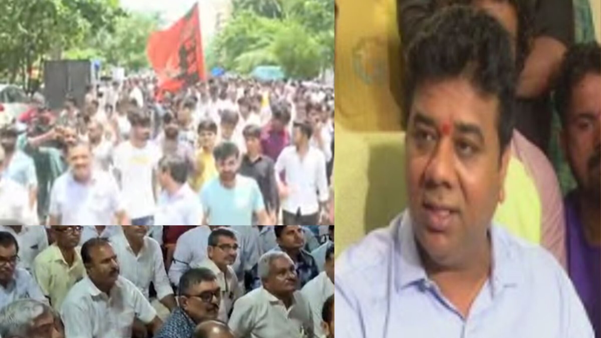 मीरा भाईंदरमध्ये अमराठी व्यापाऱ्यांचा मोर्चा, मनसे संतापली, भाजपविरोधात एल्गार