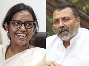 ‘पटक-पटक’ बोलणाऱ्या दुबेंना संसदेत महाराष्ट्राच्या रणरागिनींनी झापलं! 'जय महाराष्ट्र'च्या घोषणा दणाणल्या!