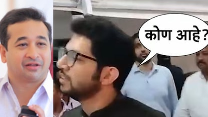 नितेश राणे आणि आदित्य ठाकरे नितेश राणे आणि आदित्य ठाकरे