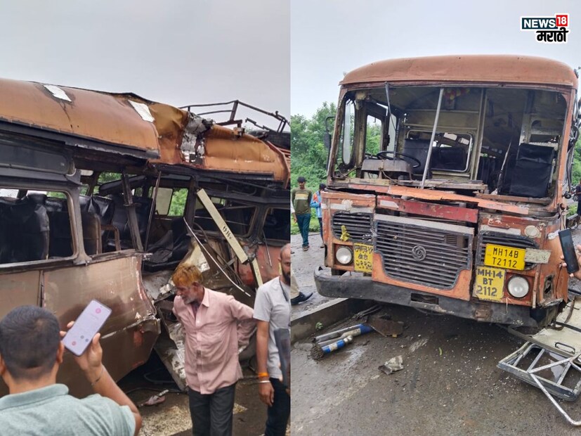 या अपघातात बसमधील आठ प्रवासी गंभीर जखमी झाले असून, इतर 30 ते 35 प्रवाशांना दुखापत झाली आहे. मिळालेल्या माहितीनुसार, शिरपूर - शिंदखेडा एसटी बस दबाशी फाट्याजवळून जात असताना एका भरधाव ट्रकने बसला मधोमध धडक दिली. 