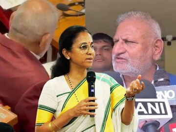 Supriya Sule Demand resignation of Manikrao Kokate Supriya Sule Demand resignation of Manikrao Kokate