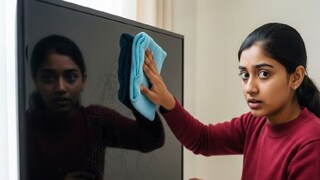 टीव्ही स्क्रिन क्लिनिंग 