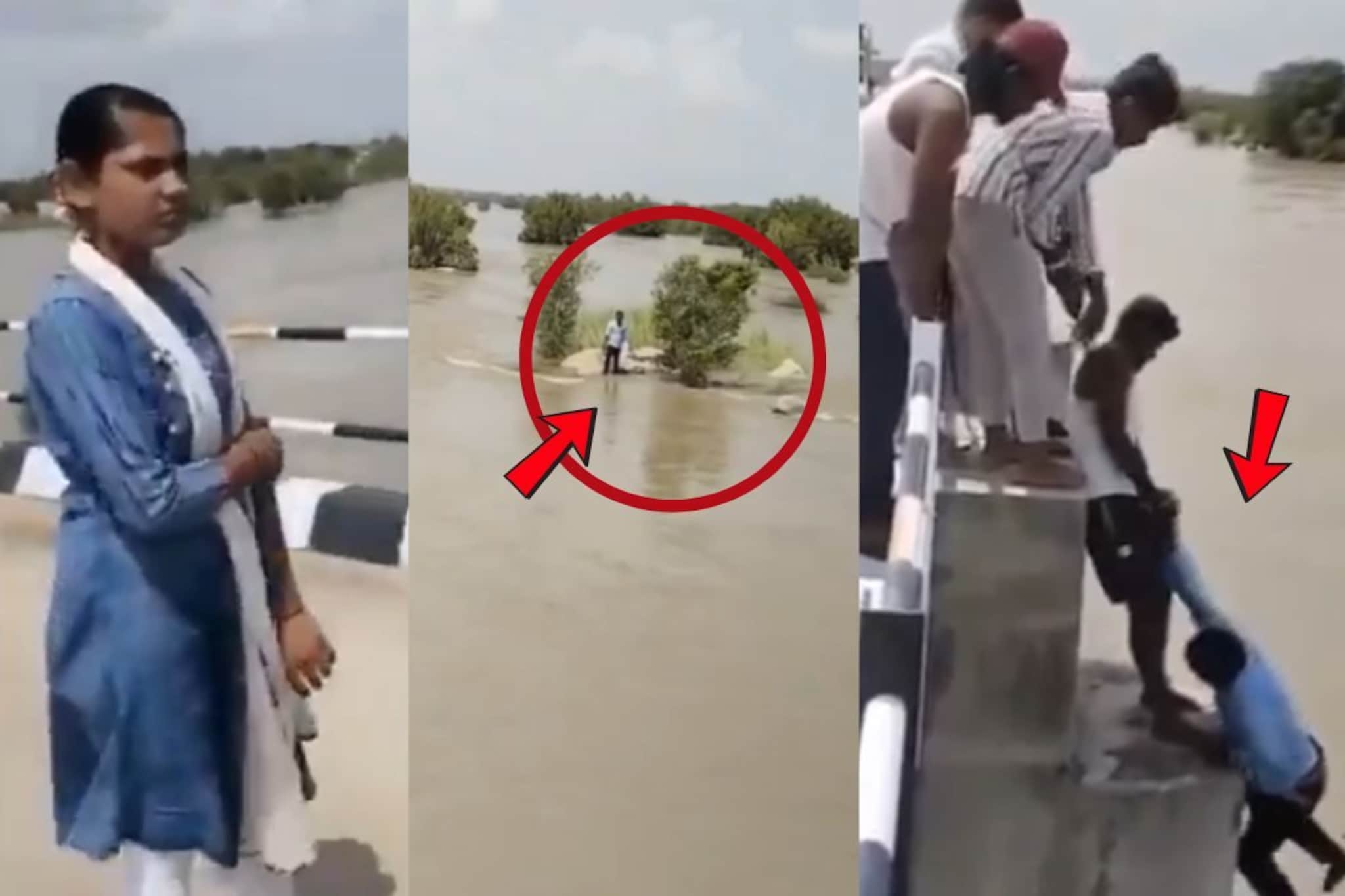 VIDEO : नवऱ्याला मारण्याचा मास्टर प्लॅन, पुलावरून सेल्फीच्या बहाण्याने ढकललं