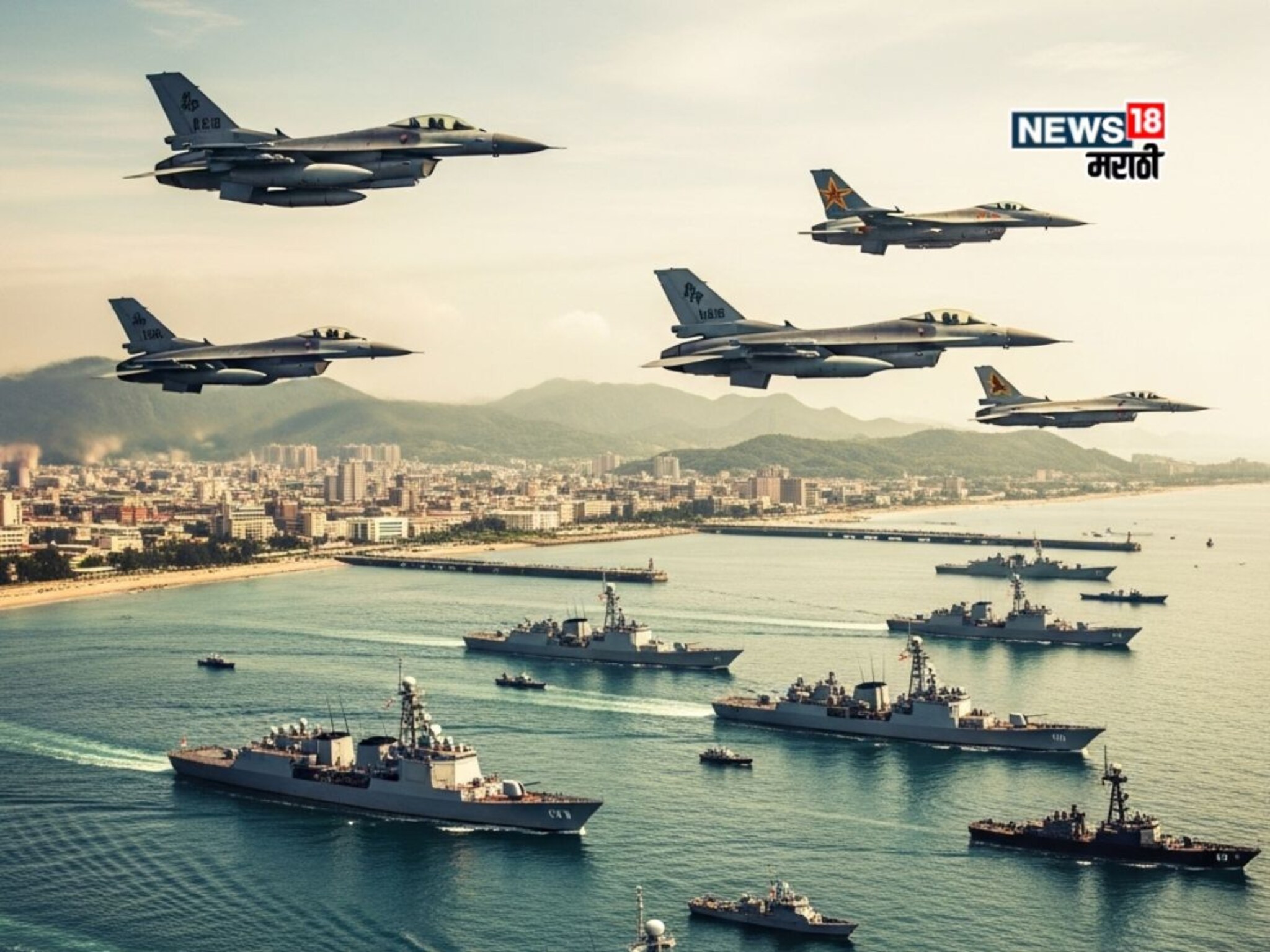 सीमेवर तणाव वाढला, 18 फायटर जेट, 11 युद्धनौका तैनात; चीन युद्धाच्या तयारीत, 48 तासांत दोनदा घुसखोरी