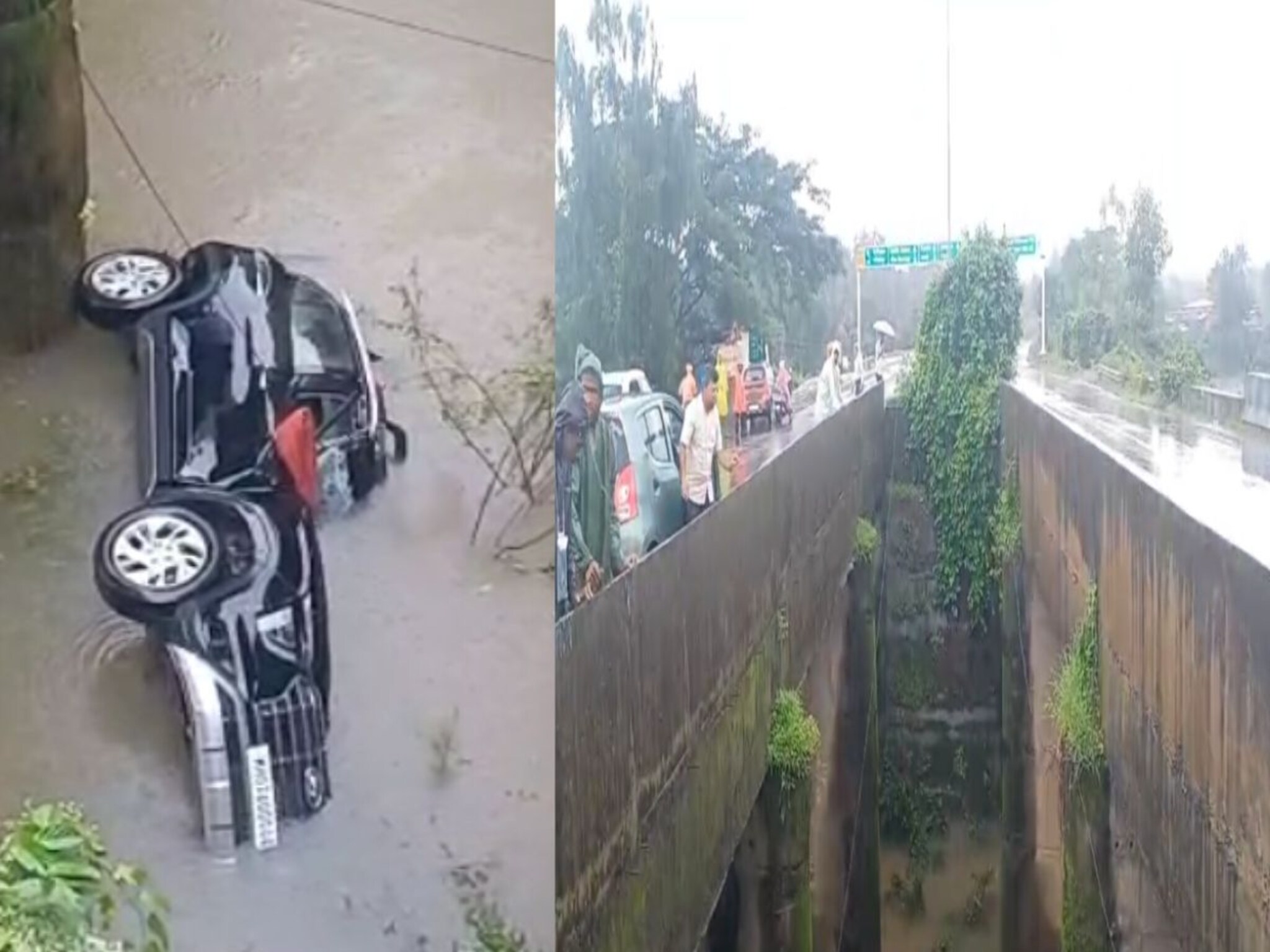 देव तारी! सुसाट Hyundai Creta पुलावरून कोसळली, पण 6 जणांना खरचटलं सुद्धा नाही, PHOTOS