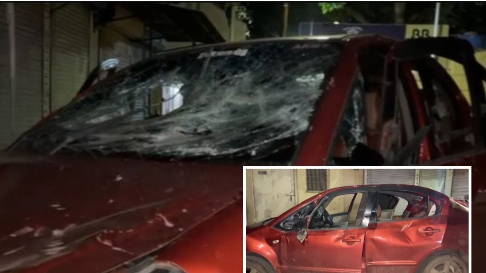 नगरमध्ये मध्यरात्री गोळीबाराचा थरार, व्यावसायिकावर 50 जणांकडून प्राणघातक हल्ला