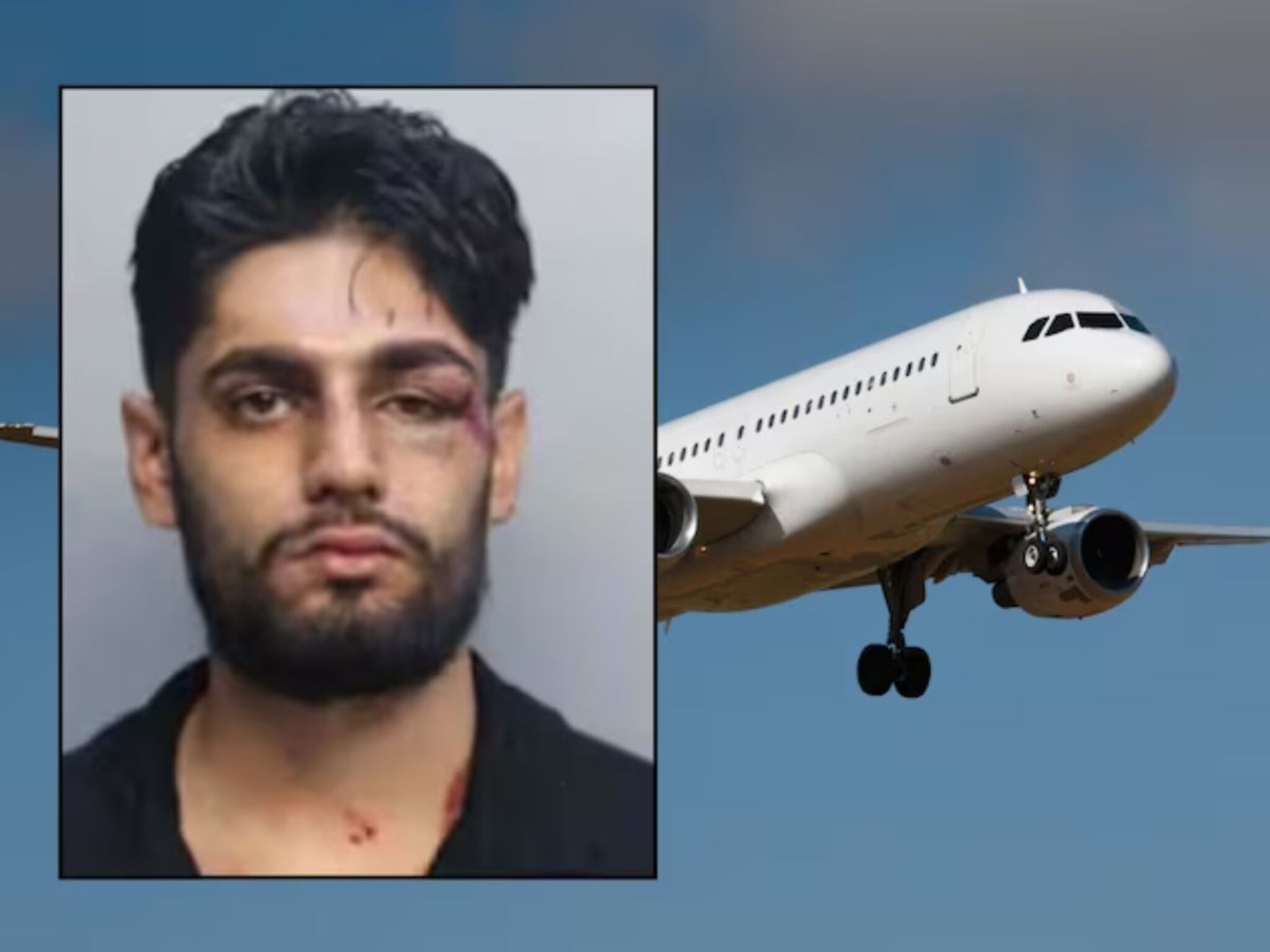 VIDEO: भारतीय तरुणाचा फ्लाइटमध्ये मोठा कांड, सीटवरून उठला अन् गळा दाबला, रक्ताळलेल्या चेहऱ्याने घेतली सेल्फी