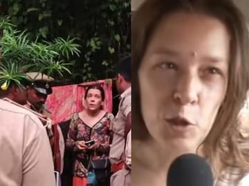 गोकर्णच्या गुहेत राहात होती रशियन महिला