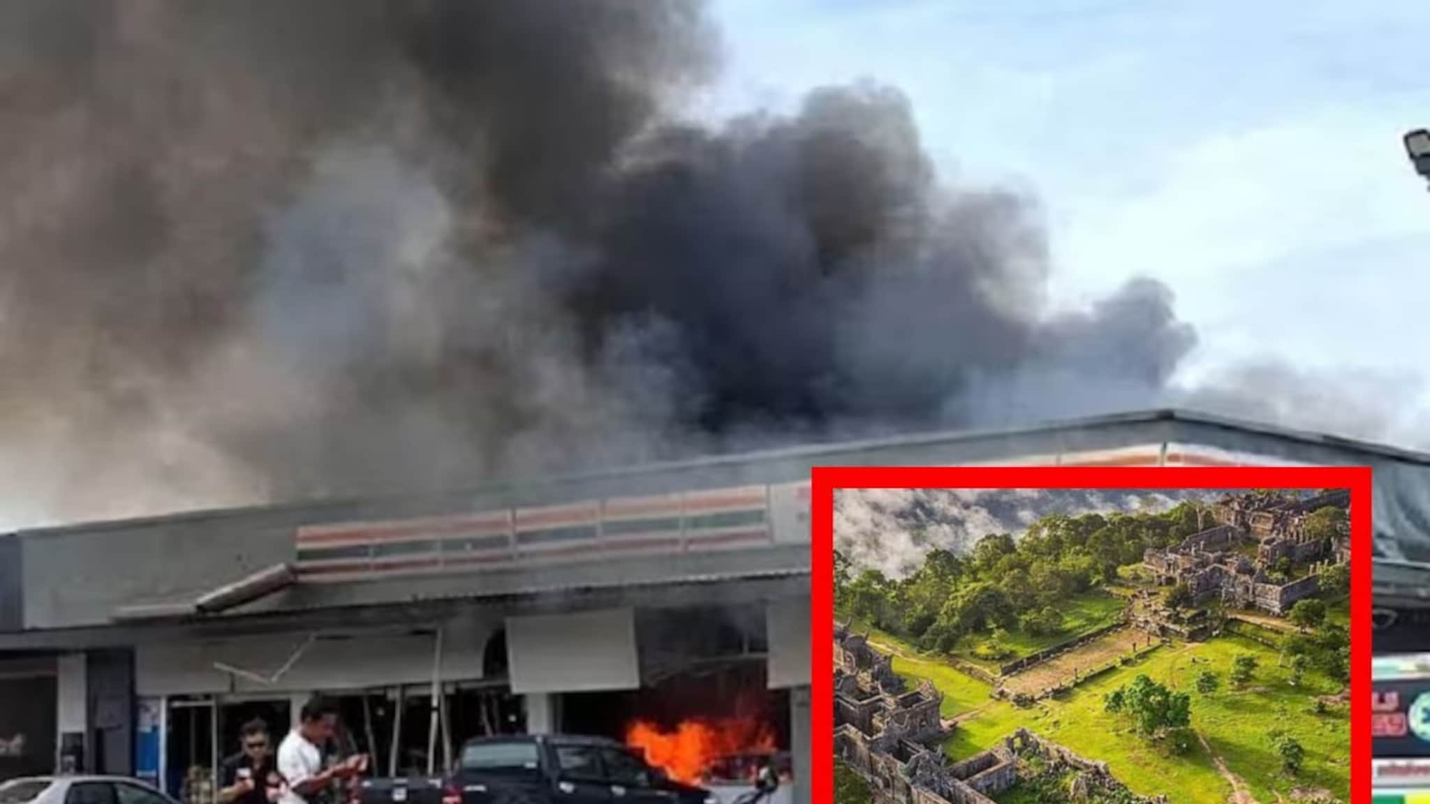 प्राचीन हिंदू शिवमंदिरावरून संघर्ष पेटला, F-16 फायटर जेटद्वारे हवाई हल्ले; युद्धजन्य परिस्थिती, रॉकेट डागले, 12 नागरिक ठार