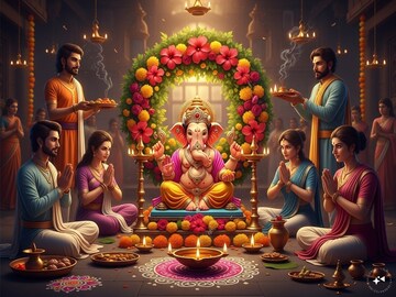 यंदाची गणेश चतुर्थी या 5 राशींना शुभ! कित्येक विघ्न-संकटे कायमची टळणार यंदाची गणेश चतुर्थी या 5 राशींना शुभ! कित्येक विघ्न-संकटे कायमची टळणार