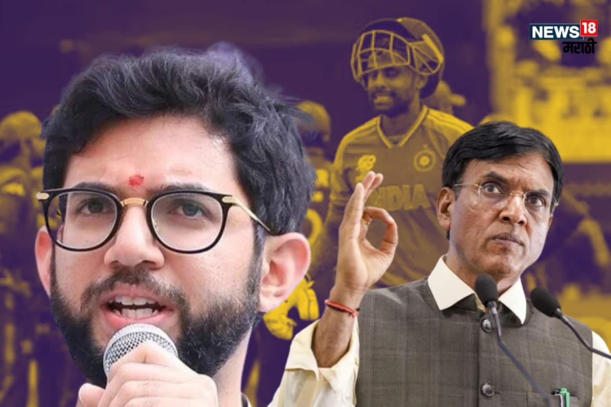 IND vs PAK मॅचवरून आदित्य ठाकरेंचं क्रिडामंत्र्यांना पत्र, म्हणाले...