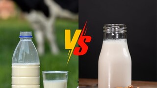 Cow's milk Vs almond milk Cow's milk Vs almond milk