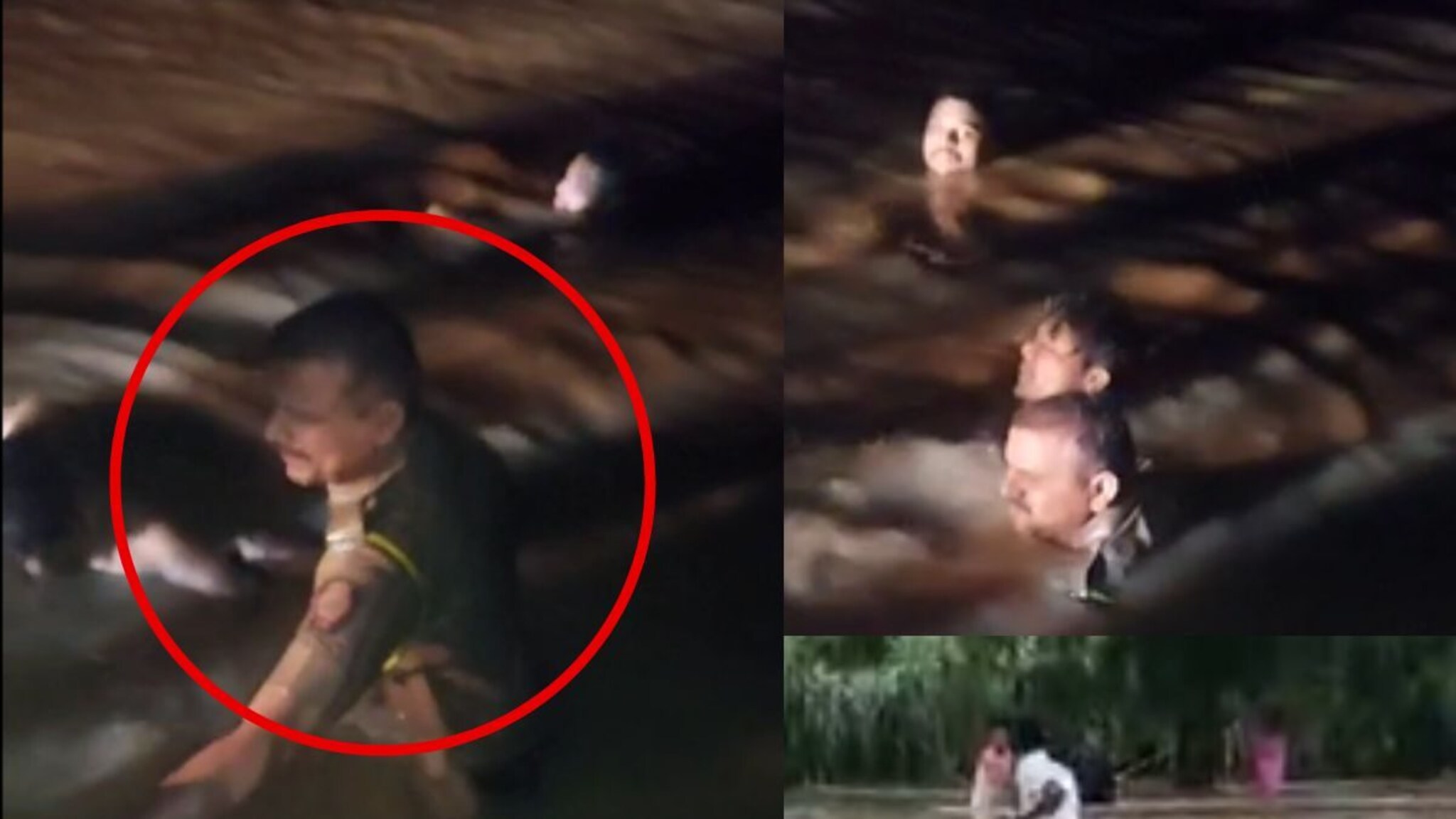 Beed: DYSP आणि API साहेबांनी जीव धोक्यात घालून पुराच्या पाण्यात उड्या मारल्या, तिघांना वाचवले, पण तरीही एक जण...