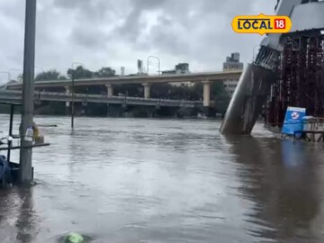 पुण्यातील खडकवासला धरणातून पाण्याचा विसर्ग वाढवला, भिडे पूल पाण्याखाली पुण्यातील खडकवासला धरणातून पाण्याचा विसर्ग वाढवला, भिडे पूल पाण्याखाली
