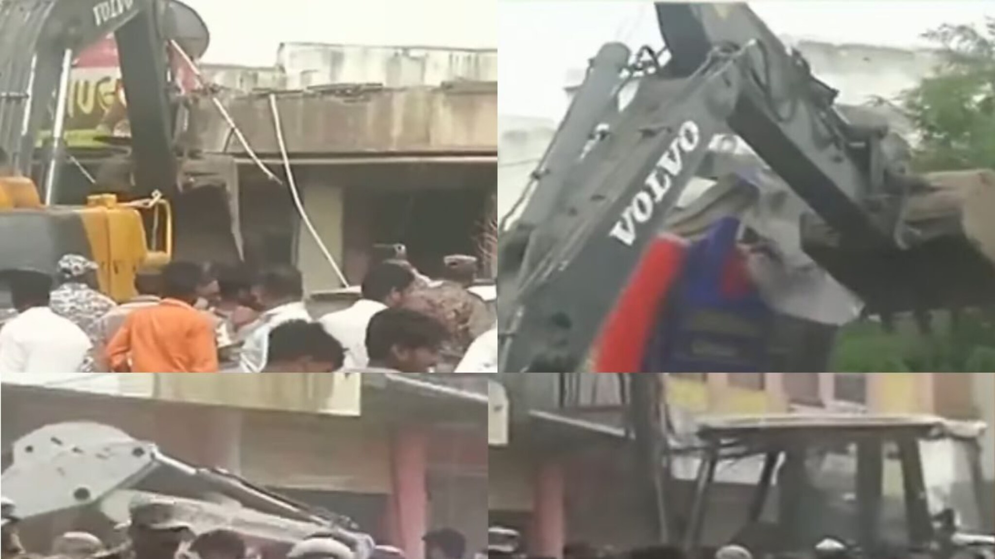 नारेगाव अतिक्रमण कारवाईवेळी मोठा राडा, प्रशासन आणि नागरिकांमध्ये संघर्ष, पोलिसांकडून लाठीचार्ज