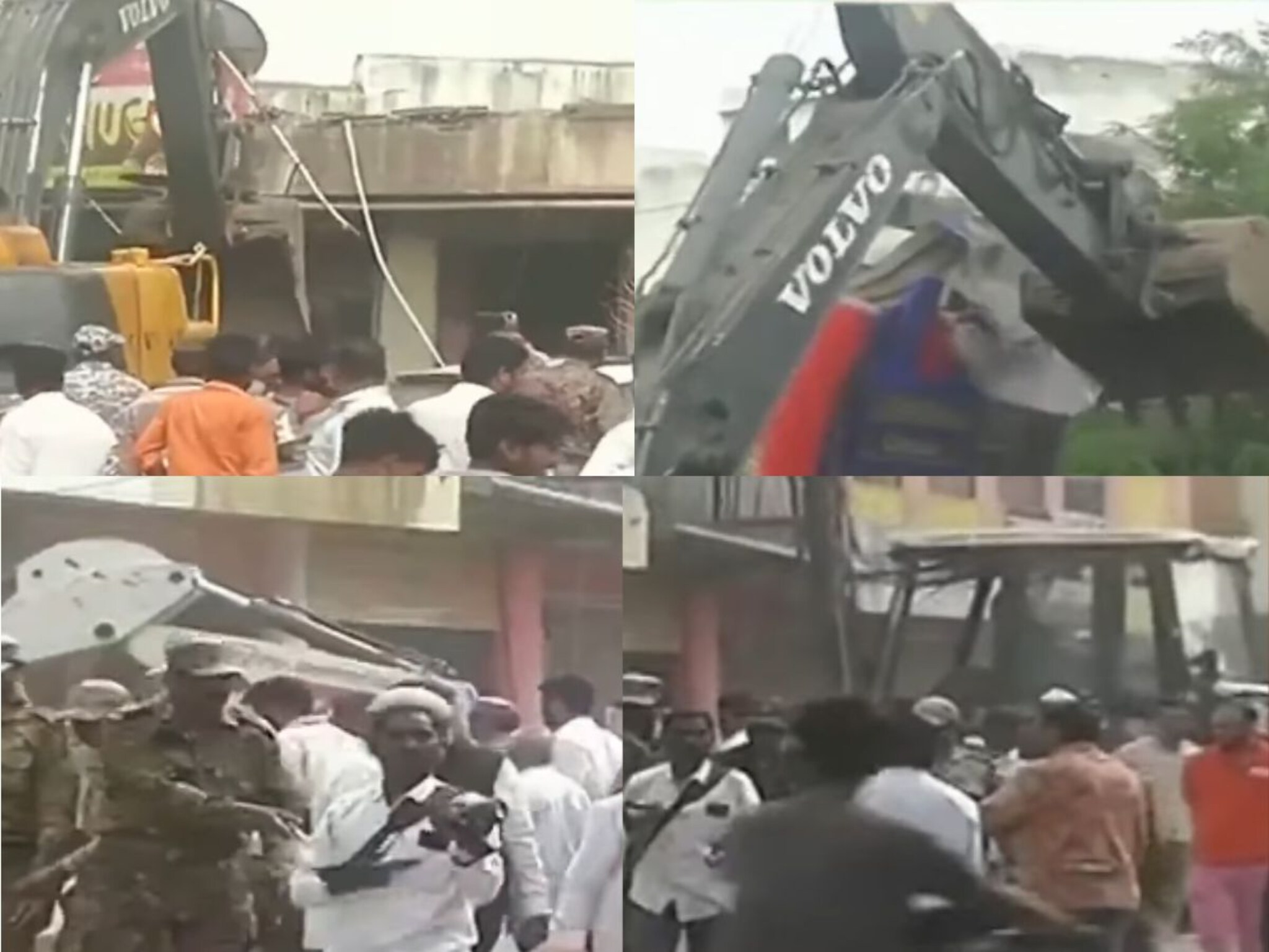 नारेगाव अतिक्रमण कारवाईवेळी मोठा राडा, प्रशासन आणि नागरिकांमध्ये संघर्ष, पोलिसांकडून लाठीचार्ज