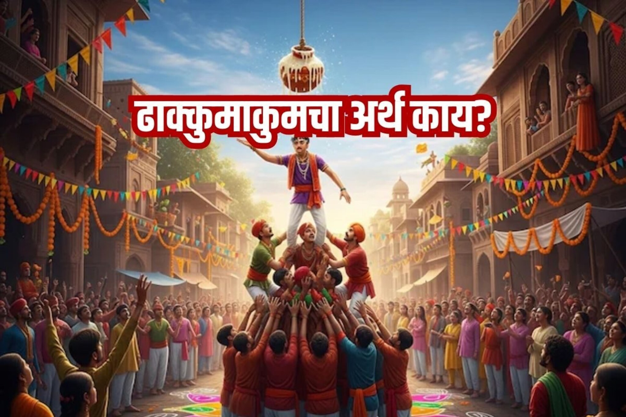 ढाक्कुमाकुम, ढाक्कुमाकुम! दहीहंडीत ऐकायला मिळणाऱ्या या शब्दाचा नेमका अर्थ काय?