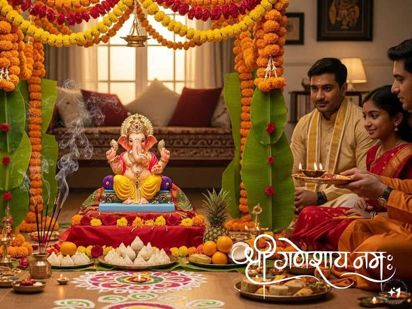 तुमचा गणेशोत्सव मातीसारखा पवित्र आणि बाप्पाच्या ज्ञानासारखा अर्थपूर्ण असो. गणेश चतुर्थीच्या हार्दिक शुभेच्छा!