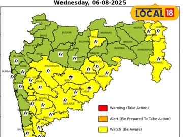 सोसाट्याचा वारा अन् विजांचा कडकडाट होणार, मराठवाड्यातील 6 जिल्ह्यांना अलर्ट सोसाट्याचा वारा अन् विजांचा कडकडाट होणार, मराठवाड्यातील 6 जिल्ह्यांना अलर्ट