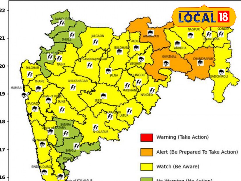 मराठवाड्यामध्ये मागील काही दिवसांपासून जोरदार पाऊस होत आहे. 14 ऑगस्ट रोजी म्हणजेच आज देखील पावसाचा जोर कायम राहील. मराठवाड्यातील सर्व आठही जिल्ह्यांना हवामान विभागाने यलो अलर्ट जारी केला आहे. त्यामुळे नागरिकांना योग्य ती खबरदारी घ्यावी लागेल.  मराठवाड्यामध्ये मागील काही दिवसांपासून जोरदार पाऊस होत आहे. 14 ऑगस्ट रोजी म्हणजेच आज देखील पावसाचा जोर कायम राहील. मराठवाड्यातील सर्व आठही जिल्ह्यांना हवामान विभागाने यलो अलर्ट जारी केला आहे. त्यामुळे नागरिकांना योग्य ती खबरदारी घ्यावी लागेल.