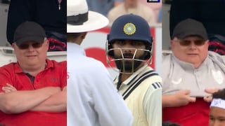 Jadeja distracted by red shirt Jadeja distracted by red shirt