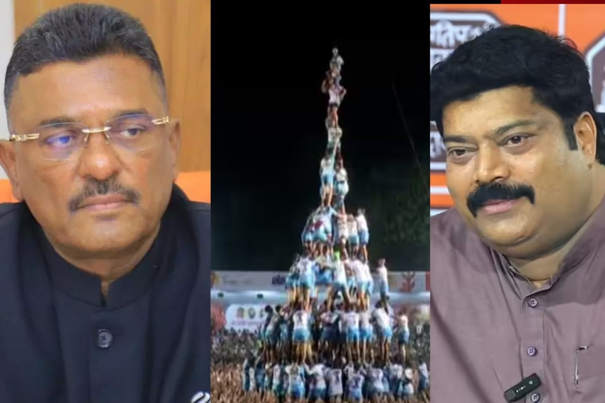 ‘संस्कार व संस्कृती वागण्यात..’; मनसे नेत्याचा सरनाईकांना टोला, 10 थरानंतर राजका