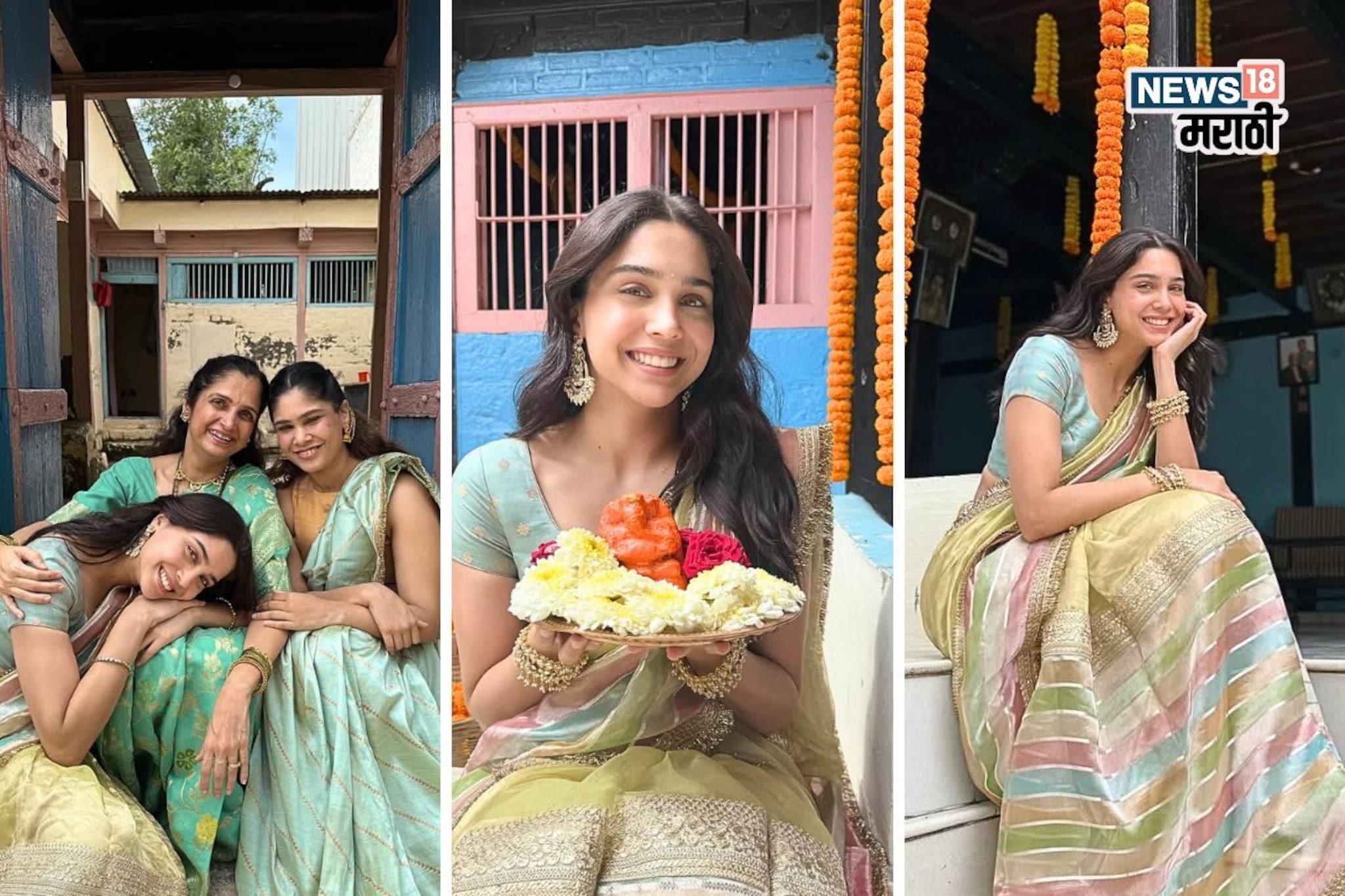 'तो क्षण आलाच...' शर्वरी वाघचा खास गणेशोत्सव, थेट पोहोचली गावी; शेअर केले PHOTO