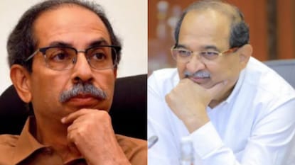 उद्धव ठाकरे आणि राधाकृष्ण विखे पाटील उद्धव ठाकरे आणि राधाकृष्ण विखे पाटील