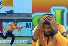 VIDEO : स्टार खेळाडूने बेक्कार कॅच घेतली, गोलंदाजाने अक्षरश:डोकंच पकडलं, अख्खं स