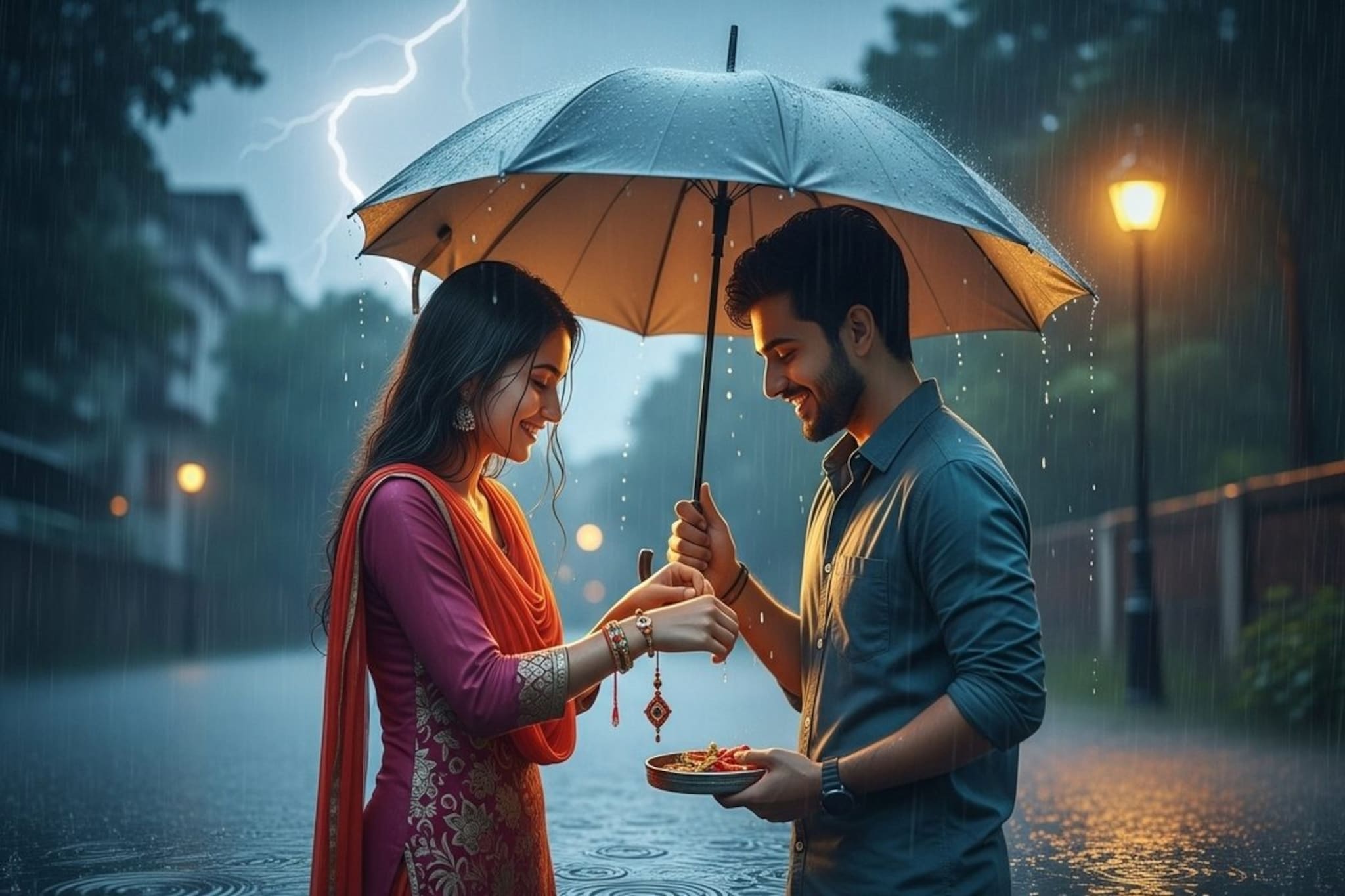 रक्षाबंधनाला भावा-बहिणींना पाऊस भिजवणार, विदर्भासह 10 जिल्ह्यांमध्ये अलर्ट