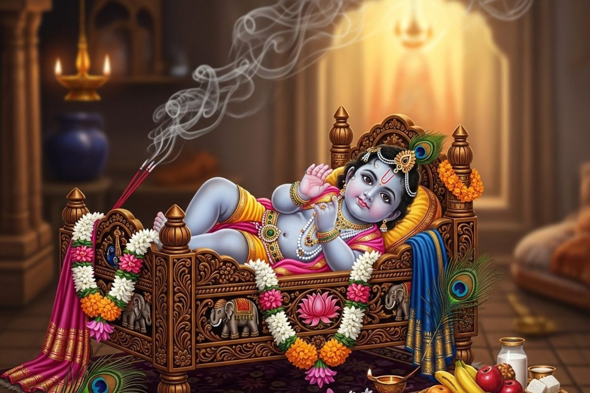 गोविंदा-गोपाळा..! जन्माष्टमीसाठी आज बाळकृष्णाचा पाळणा या दिशेला लावणं शुभ