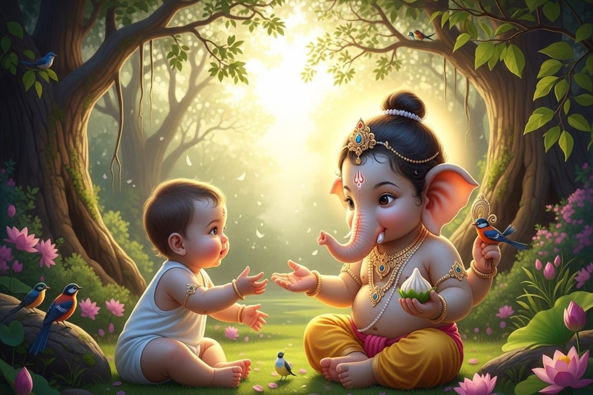 श्रीगणेशावरून यापैकी बाळाचं छानसं नाव ठेवू शकता; बाप्पाची कृपा त्याच्यावर निरंतर