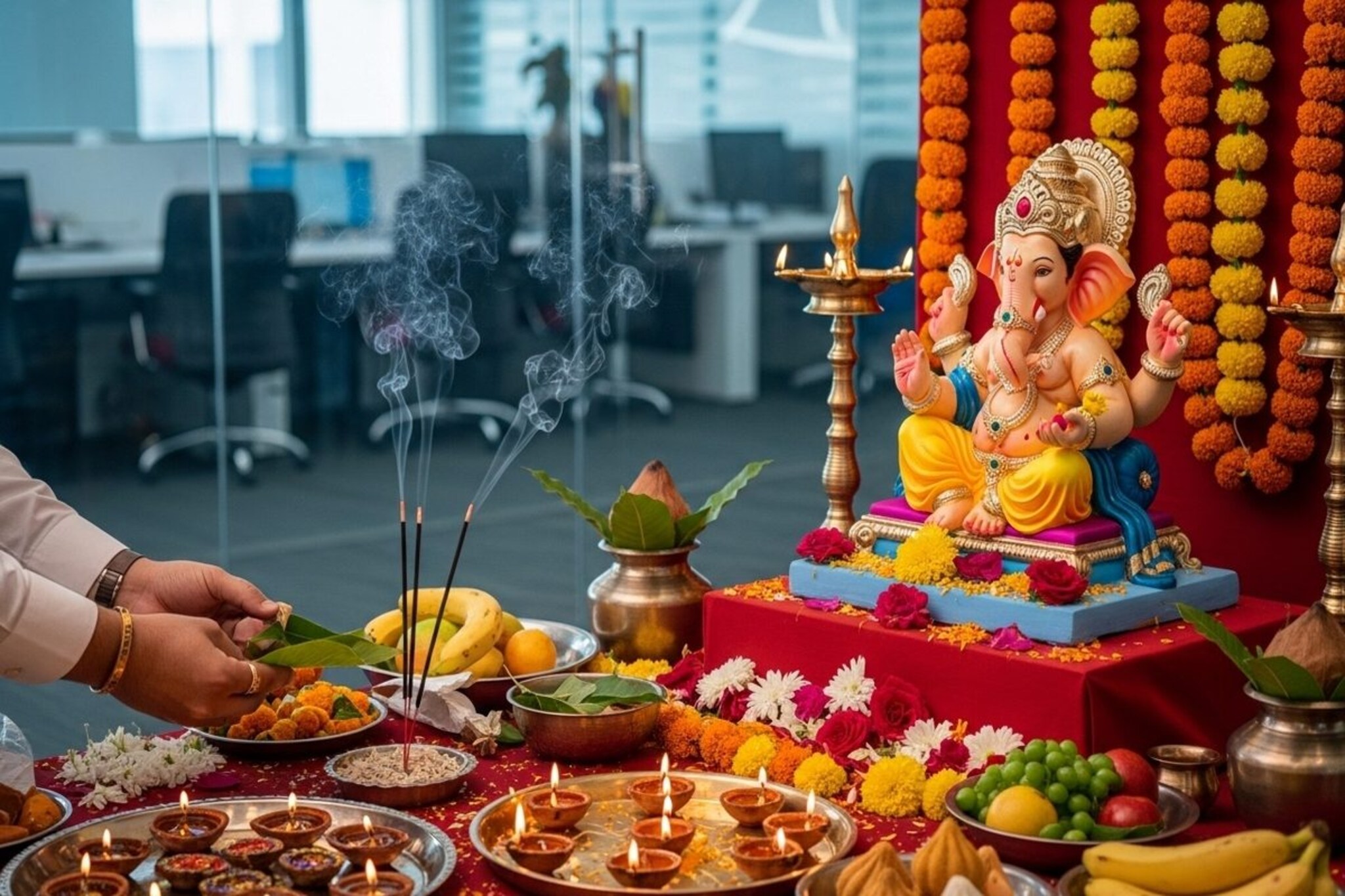 ऑफिसमध्ये गणपतीची कोणत्या प्रकारची मूर्ती बसवावी; 3 नियमांचे पालन केल्यास सिद्धी