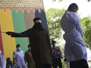 दोन पुरुषांचं गार्डनमध्ये घाणेरडं कृत्य, कोर्टाची भर चौकात भयानक शिक्षा, पाहून सगळेच हादरले दोन पुरुषांचं गार्डनमध्ये घाणेरडं कृत्य, कोर्टाची भर चौकात भयानक शिक्षा, पाहून सगळेच हादरले