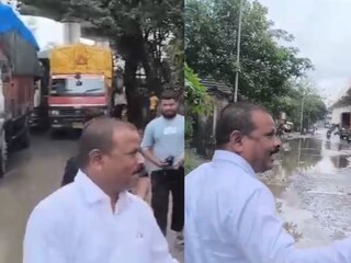 bhiwandi mla shantaram more face traffic issue bhiwandi mla shantaram more face traffic issue