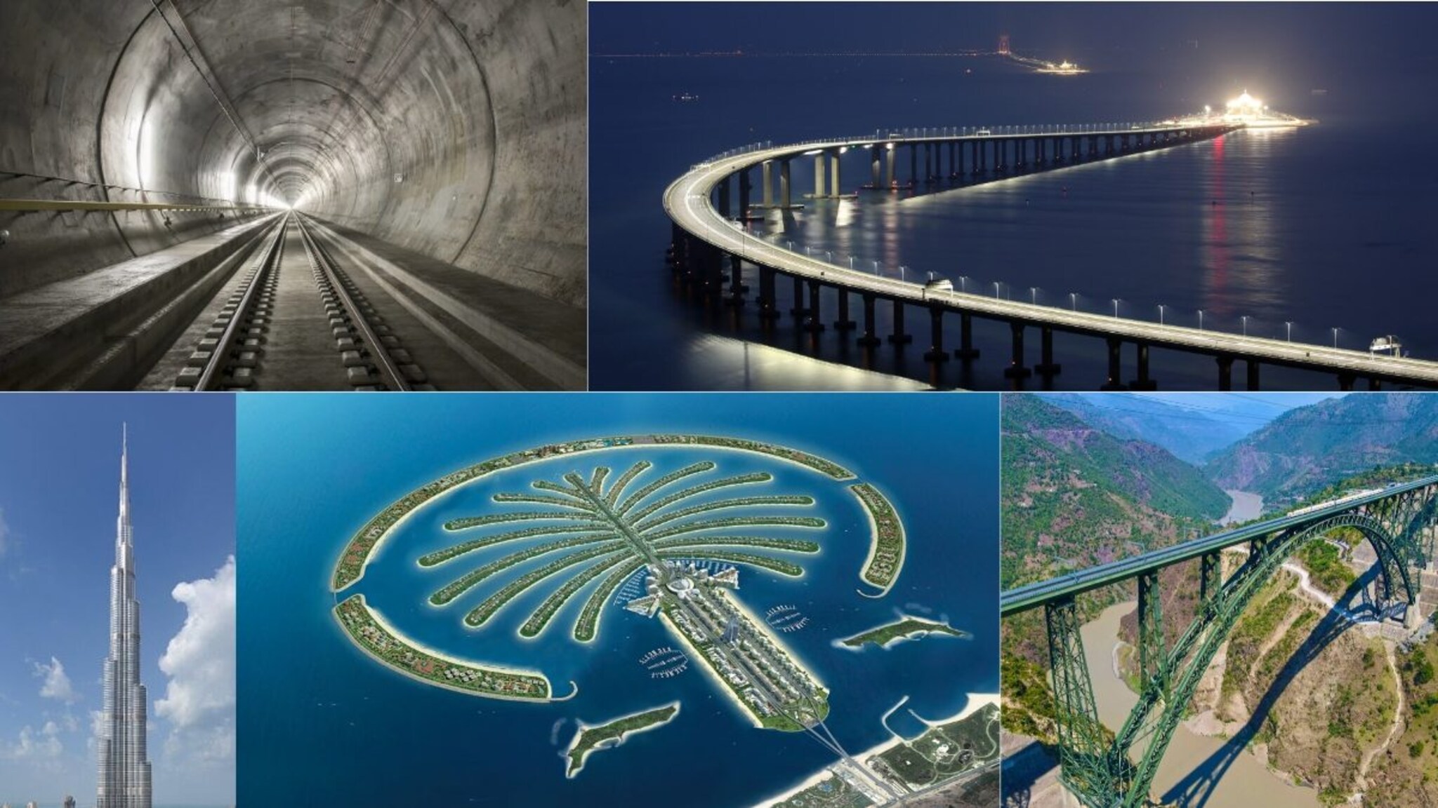 जमिनीखालचे बोगदे, आभाळाला भिडणारे पूल! इंजिनीअरिंगचे 'हे' 10 चमत्कार; PHOTO पाहून म्हणाल, "माणूस काहीही करू शकतो"