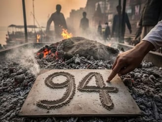 मणिकर्णिका घाटाची गुपित प्रथा, इथे प्रत्येक मृतदेहावर का लिहिलं जातं '94'?