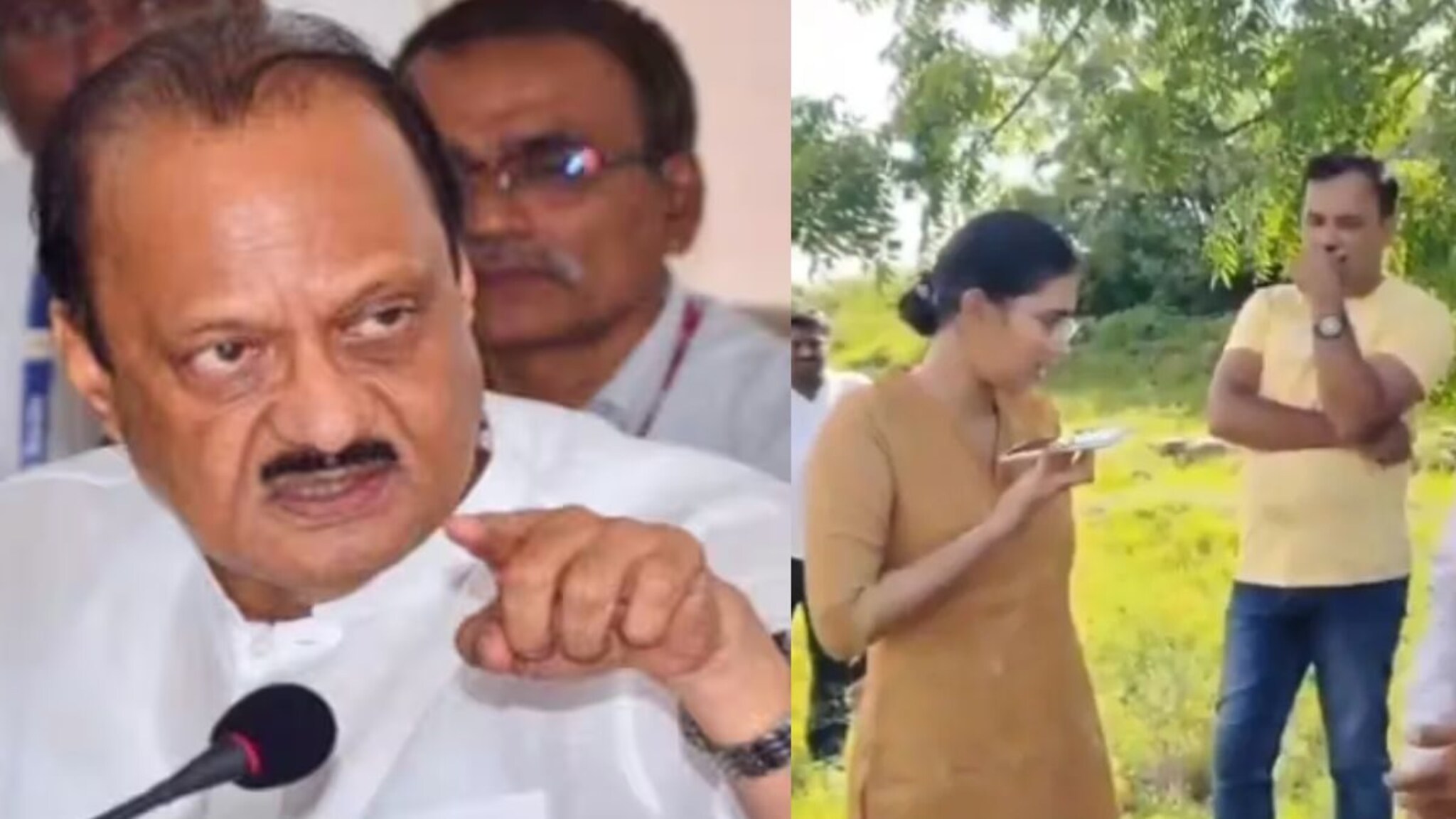 IPS महिला अधिकाऱ्याला झापलं, व्हिडीओ व्हायरल झाल्यानंतर अजित पवार स्पष्टच बोलले.