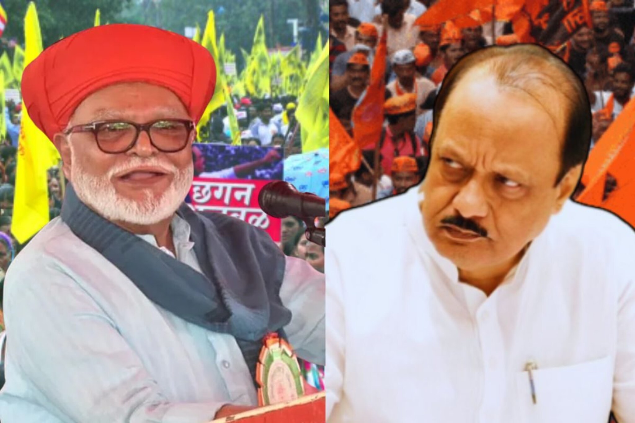 एकीकडे ओबीसींसाठी  भुजबळ  मैदानात, दुसरीकडे मराठ्यांसाठी अजितदादांचा पुढाकार