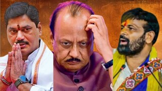 धनंजय मुंडे-अजित पवार-लक्ष्मण हाके