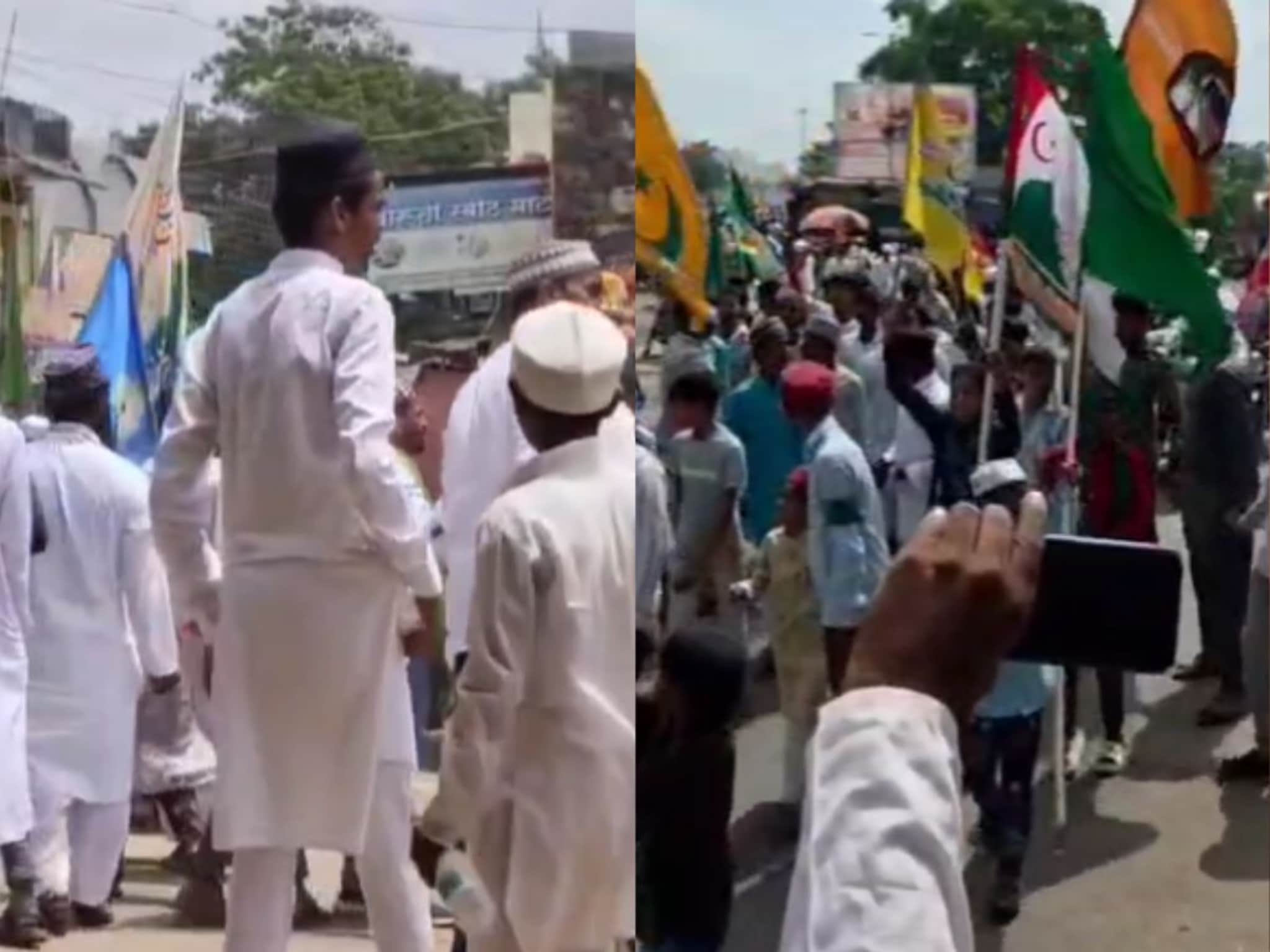 धाराशिवमध्ये ईदच्या मिरवणुकीत औरंगजेबाच्या नावाने घोषणा, एकाने Video काढला अन्...