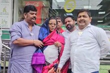 KDMC काँग्रेसच्या 70 वर्षीय नेत्याला भाजप कार्यकर्त्यांनी भररस्त्यात नेसवली साडी