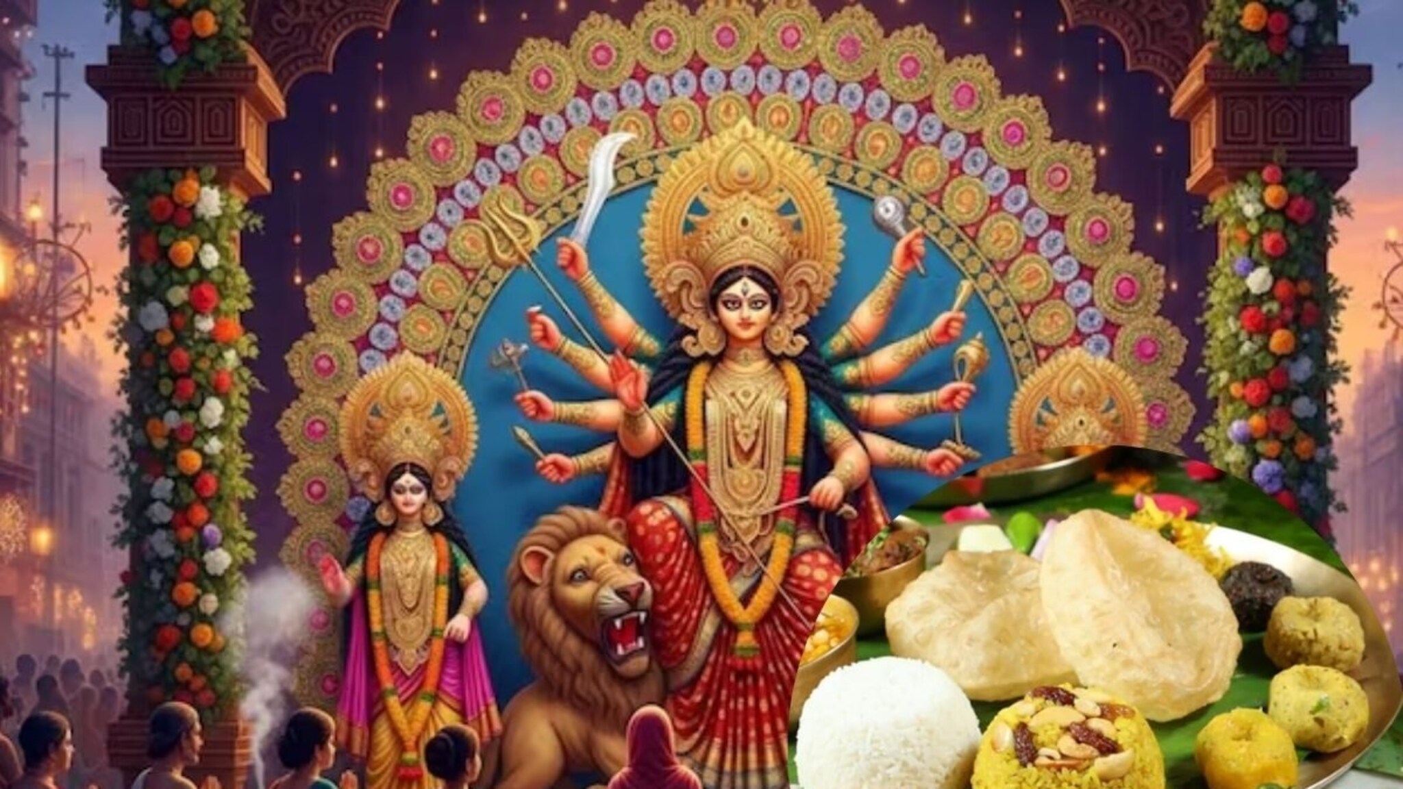 Navratri Durga Puja : नवरात्रीत करत नाहीत मांसाहार पण दुर्गापूजेला आवर्जून नॉनव्हेज खातात, का?