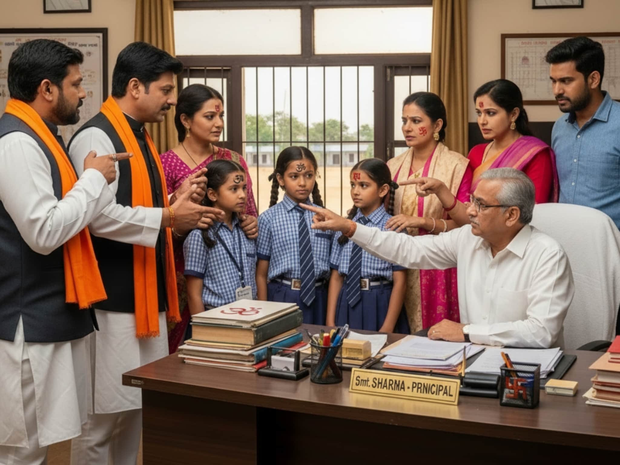 विद्यार्थीनींच्या 'टिकली'वर शाळेची बंदी, पालकांचा संताप, रोषानंतर निर्णय मागे...
