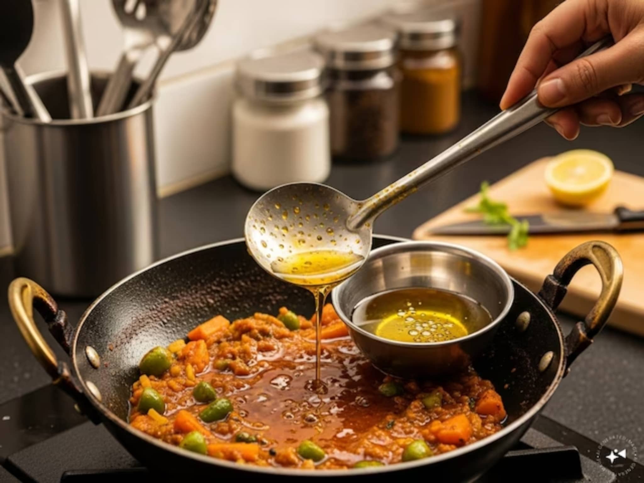 चुकून भाजीत तेल जास्त झालं? टेन्शन घेऊ नका, फक्त 'या' 3 सोप्या ट्रिक्स वापरा, भाजीची बिघडणार नाही चव