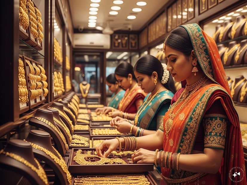 आज नवरात्रीचा पाचवा दिवस आणि सलग दुसऱ्या दिवशी सोन्याच्या दरात घसरण झाली. गुरुवारी,  800 रुपयांनी स्वस्त झाले आहेत. मात्र, या घसरणीनंतरही सोने अजूनही आपल्या उच्चांकी पातळीजवळच व्यवहार करत आहे. 
